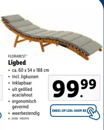 Lidl Florabest Ligbed aanbieding
