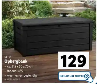 Lidl Keter Opbergbank aanbieding