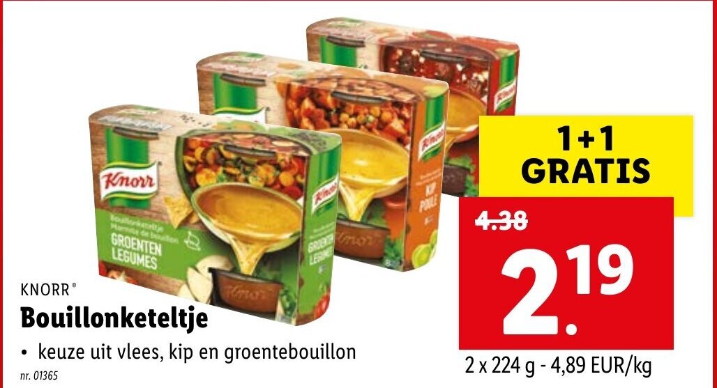 Knorr Bouillonketeltje promotie bij Lidl