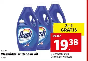 Lidl Dash Wasmiddel witter dan wit aanbieding