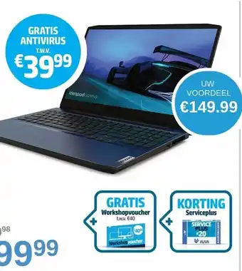 AUVA Lenovo Ideapad Gaming 3 B1Y40133MB Uw Voordeel aanbieding