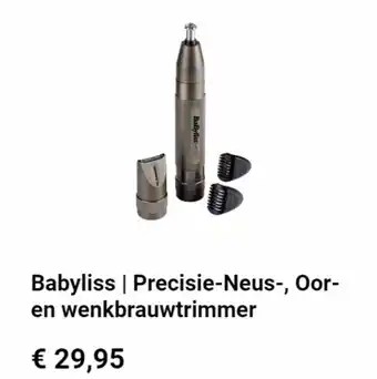 Krëfel Babyliss | Precisie-Neus-, Oor-en wenkbrauwtrimmer aanbieding