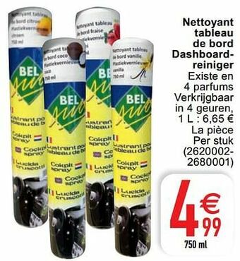 Nettoyant tableau de bord dashboardreiniger