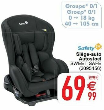 Cora Siège-auto autostoel sweet safe aanbieding