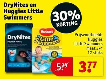 Kruidvat Huggies little swimmers aanbieding