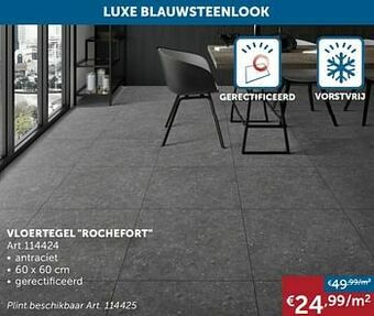 Zelfbouwmarkt Vloertegel rochefort aanbieding