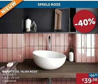Zelfbouwmarkt Wandtegel aanbieding