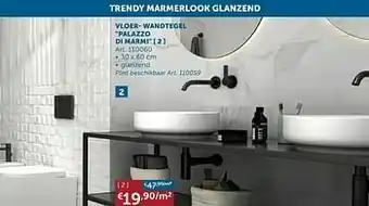 Zelfbouwmarkt Vloer- wandtegel aanbieding