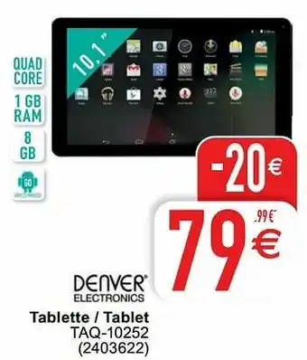 Cora Denver tablette - tablet taq-10252 aanbieding