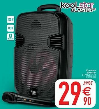 Cora Kool.star enceinte speaker starled122 aanbieding