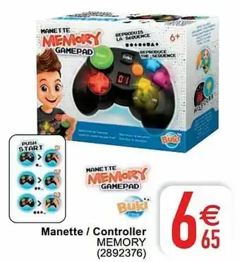 Manette - controller memory