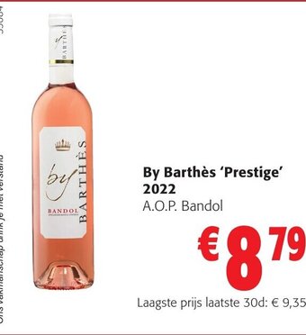Colruyt By Barthès 'Prestige' 2022 A.O.P. Bandol aanbieding