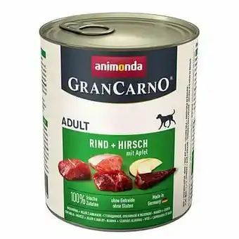 Zooplus 6x800g Original Adult Puur Rund Animonda GranCarno Hondenvoer aanbieding