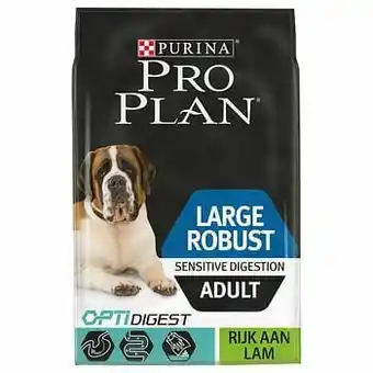 2x14kg Large Robust Adult Optidigest Lam & Rijst Pro Plan Hondenvoer