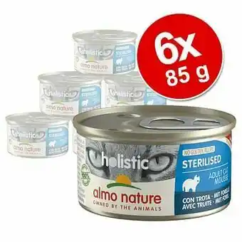 Zooplus Almo Nature Holistic Specialised Nutrition Kattenvoer 6 x 85 g - Urinary Help met wit vlees aanbieding