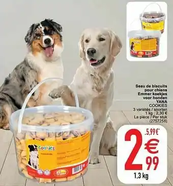 Cora Seau de biscuits pour chiens emmer koekjes voor honden yana cookies aanbieding