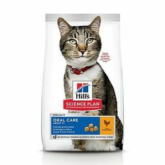 Zooplus 7kg Adult 1+ Oral Care met Kip Hill’s Science Plan Kattenvoer aanbieding