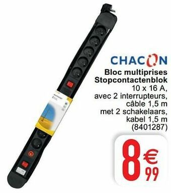 Bloc multiprises stopcontactenblok