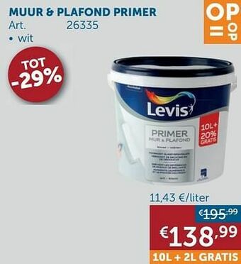 Zelfbouwmarkt Muur + plafond primer aanbieding