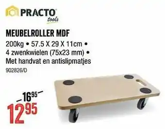 Meubelroller mdf