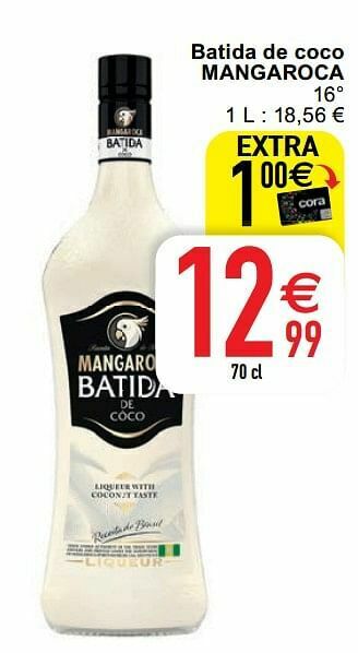 Batida de coco mangaroca 16°