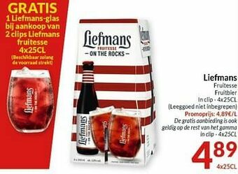 Intermarché Liefmans fruitesse fruitbier aanbieding