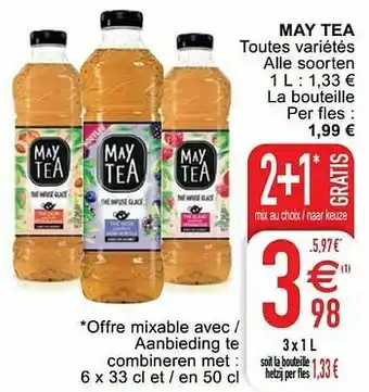 Cora May tea toutes variétés alle soorten aanbieding
