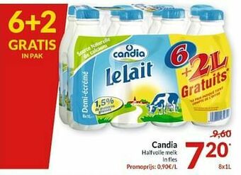 Intermarché Candia halfvolle melk aanbieding