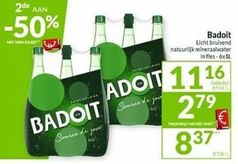 Badoit licht bruisend natuurlijk mineraalwater