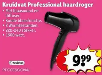 Kruidvat Kruidvat professional haardroger aanbieding