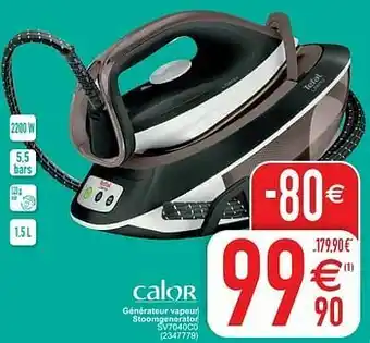 Cora Calor générateur vapeur stoomgenerator sv7040c0 aanbieding