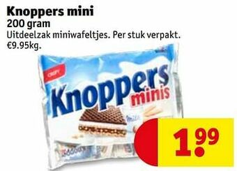 Kruidvat Knoppers mini aanbieding