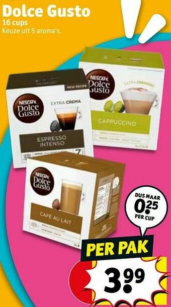 Kruidvat Dolce gusto aanbieding