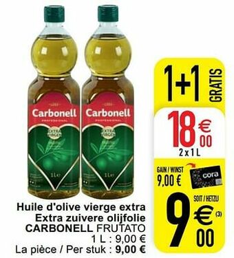 Cora Huile d`olive vierge extra extra zuivere olijfolie carbonell frutato aanbieding