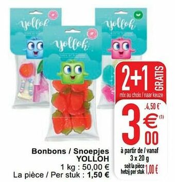 Bonbons - snoepjes yolloh