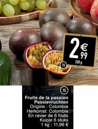 Fruits de la passion passievruchten
