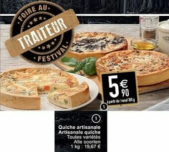 Cora Quiche artisanale artisanale quiche aanbieding