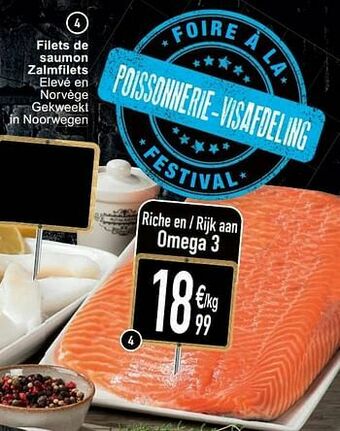Cora Filets de saumon zalmfilets aanbieding
