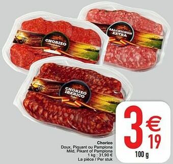 Cora Chorizo aanbieding