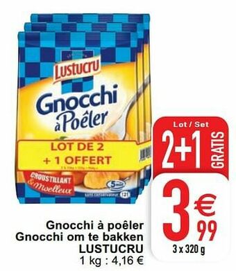 Cora Gnocchi à poêler gnocchi om te bakken lustucru aanbieding