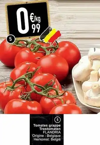 Cora Tomates grappe trostomaten flandria aanbieding