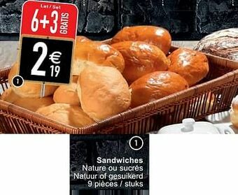 Cora Sandwiches aanbieding
