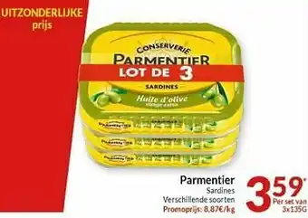 Parmentier sardines