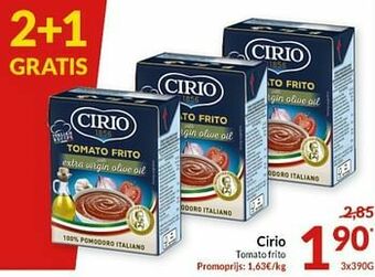 Intermarché Cirio tomato frito aanbieding