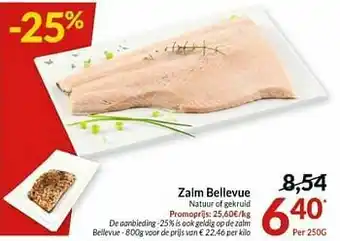 Intermarché Zalm bellevue natuur of gekruid aanbieding