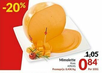 Intermarché Mimolette kaas aanbieding
