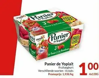 Intermarché Panier de yoplait fruityoghurt aanbieding