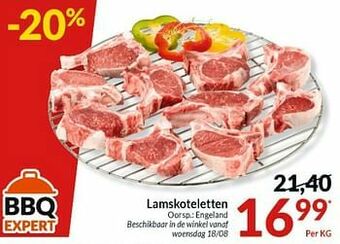 Intermarché Lamskoteletten aanbieding