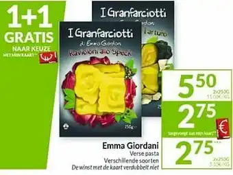 Intermarché Mma giordani verse pasta aanbieding