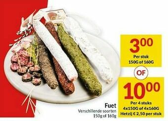 Intermarché Fuet aanbieding